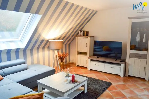 Wohnzimmer Ferienpark Seedorf Haus Granitz - Ferienwohnung Ostseefan