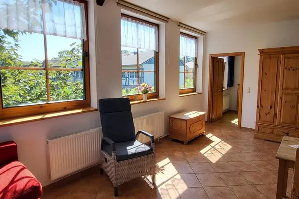 Wohnzimmer  Pension Schmelzer Wohnung 24