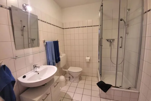 Badezimmer  Pension Schmelzer Wohnung 25