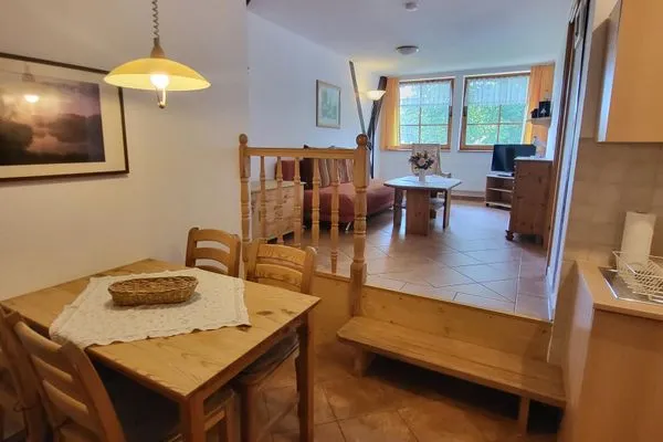 Wohnzimmer  Pension Schmelzer Wohnung 28