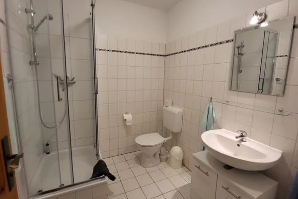 Badezimmer  Pension Schmelzer Wohnung 9