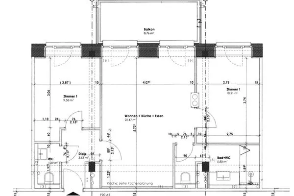 Grundriss  FeWo Arkonas Strandperle in PRORA - 5.23