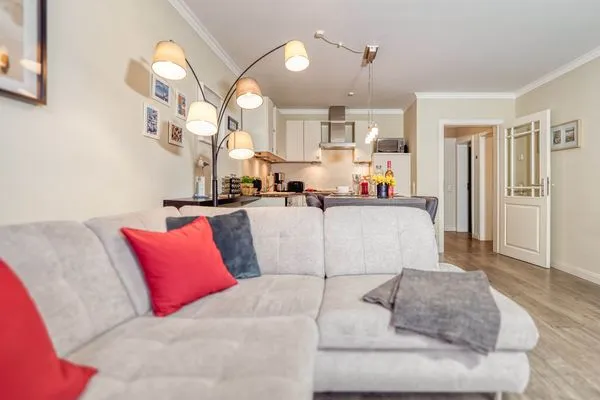 Wohnbereich mit Blick zur Essecke  Birkmaase 10 - Wohnung 1