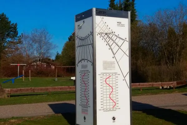 Sonnenuhrturm  Ferienhaus Morgentau