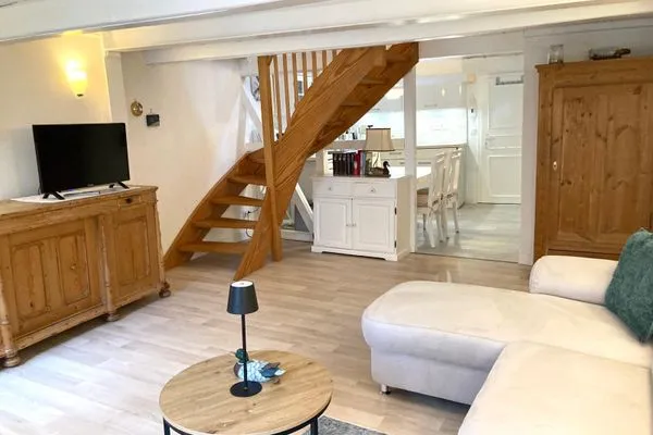 Wohnzimmer  Ferienwohnung Kapitänswohnung