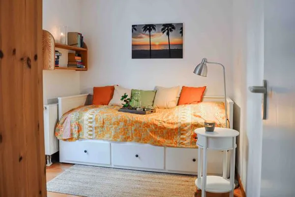 Schlafzimmer  Ferienwohnung Poseidon Residenz Störtebecker