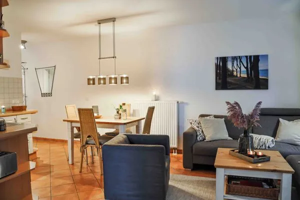 Wohnzimmer  Ferienwohnung Poseidon Residenz Störtebecker