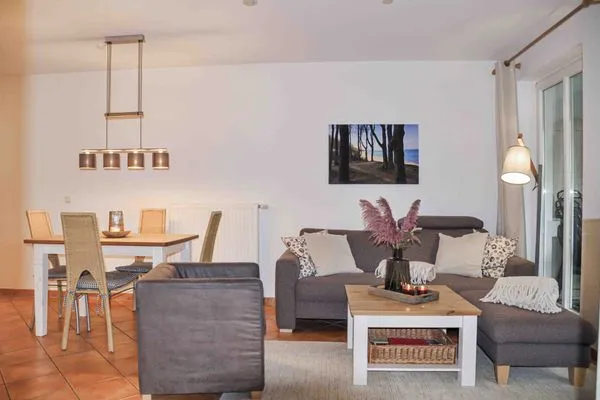 Wohnzimmer  Ferienwohnung Poseidon Residenz Störtebecker