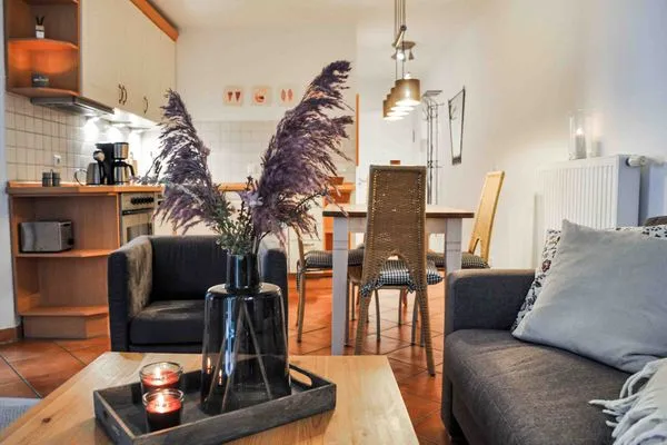 Wohnzimmer  Ferienwohnung Poseidon Residenz Störtebecker