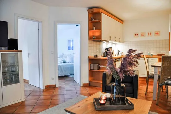 Küche / Küchenzeile  Ferienwohnung Poseidon Residenz Störtebecker