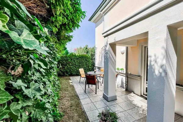 Terrasse  Ferienwohnung Poseidon Residenz Störtebecker