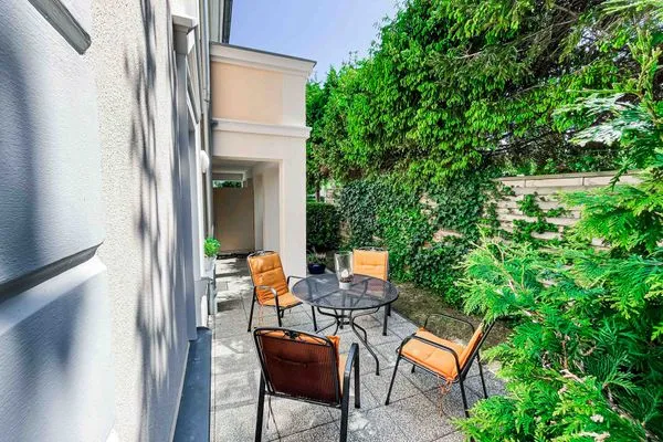 Terrasse  Ferienwohnung Poseidon Residenz Störtebecker