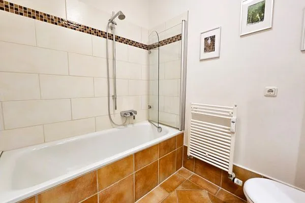 Badezimmer  Residenz Strandstraße 14 Ferienwohnung 16
