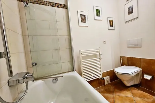 Badezimmer  Residenz Strandstraße 14 Ferienwohnung 16