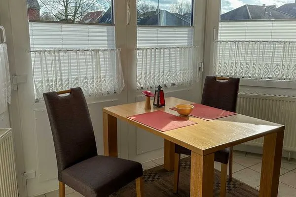 Essbereich Haus Wilhelm-Feldhoff Ferienwohnung Veen