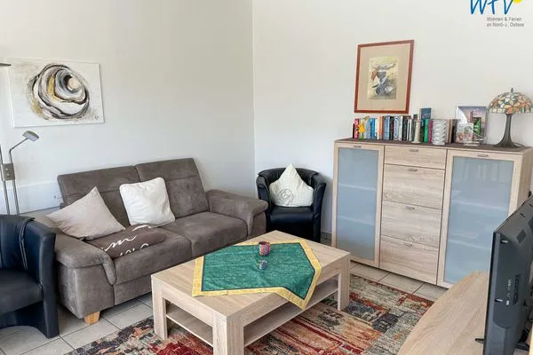 Wohnzimmer Haus Wilhelm-Feldhoff Ferienwohnung Veen