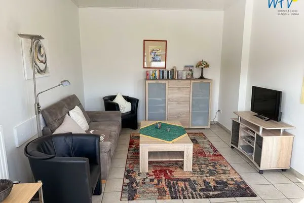 Wohnzimmer Haus Wilhelm-Feldhoff Ferienwohnung Veen