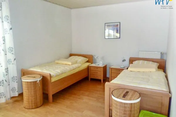Schlafzimmer Haus Wilhelm-Feldhoff Ferienwohnung Veen