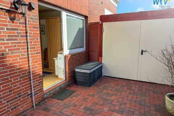 Fassade / Eingang Haus Wilhelm-Feldhoff Ferienwohnung Veen