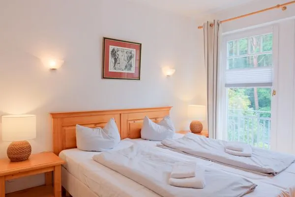 Schlafzimmer  Apartmenthaus Sonnenburg Ferienwohnung 11