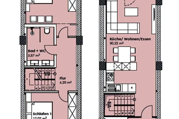 Grundriss  FeWo Dünenheide 3.4 in PRORA - 7.34