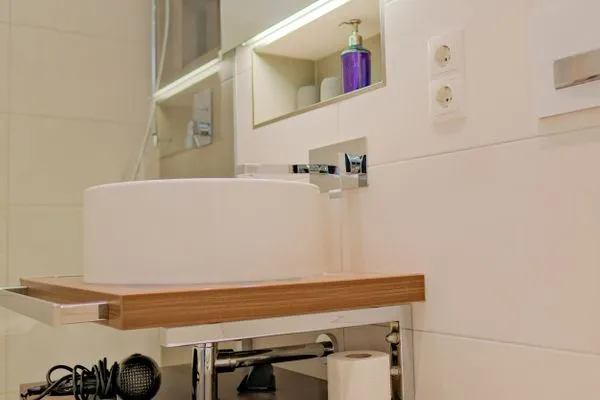 Badezimmer  Apartmenthaus Sonnenburg Ferienwohnung 13