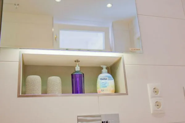 Badezimmer  Apartmenthaus Sonnenburg Ferienwohnung 13