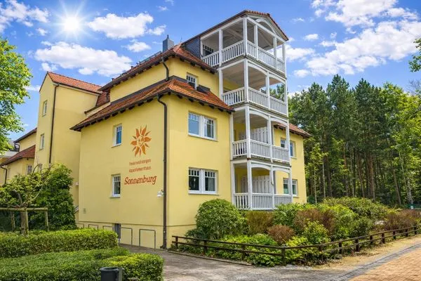 Hauptansicht  Apartmenthaus Sonnenburg Ferienwohnung 13