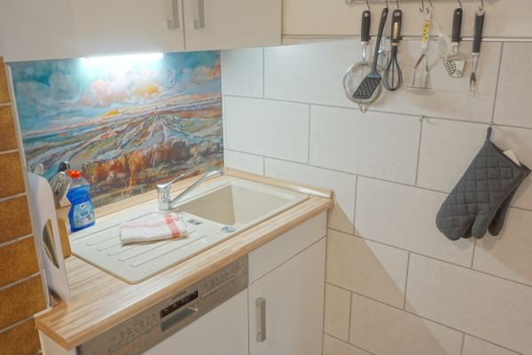  Ferienwohnung 3 "Der Künstlergarten"  - Küche