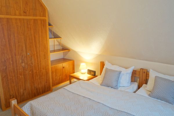  Ferienhaus 1 "Der Künstlergarten"  - Schlafbereich