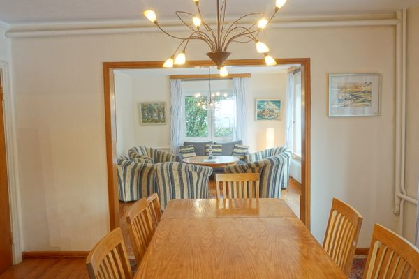  Ferienhaus 1 "Der Künstlergarten"  - Ess- und Wohnbereich