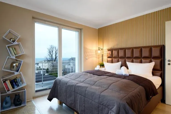 Schlafzimmer  FeWo Seeadler - Sauna, Meerblick, Dachgeschoss