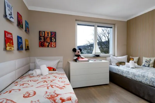 Schlafzimmer  FeWo Seeadler - Sauna, Meerblick, Dachgeschoss