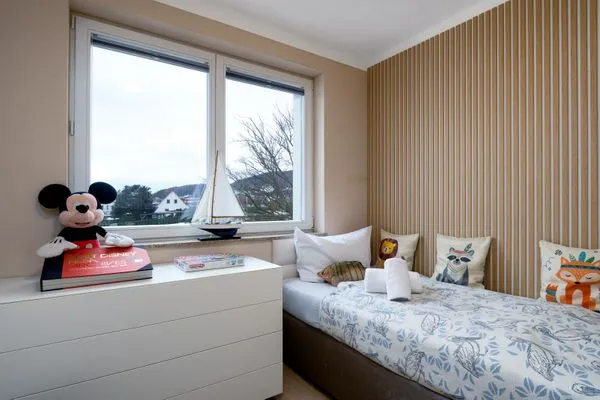 Schlafzimmer  FeWo Seeadler - Sauna, Meerblick, Dachgeschoss