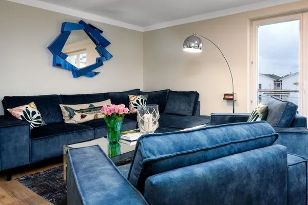 Wohnzimmer  FeWo Seeadler - Sauna, Meerblick, Dachgeschoss