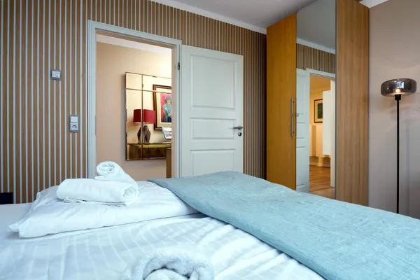 Schlafzimmer  FeWo Seeadler - Sauna, Meerblick, Dachgeschoss