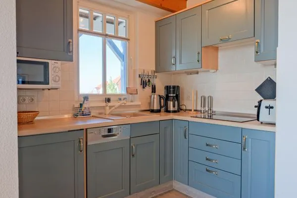 Küche / Küchenzeile  Ferienwohnung Haffblick im Haus am Yachthafen