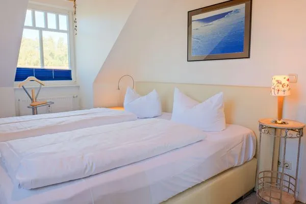Schlafzimmer  Ferienwohnung Haffblick im Haus am Yachthafen