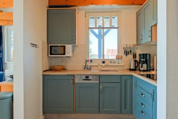 Küche / Küchenzeile  Ferienwohnung Haffblick im Haus am Yachthafen