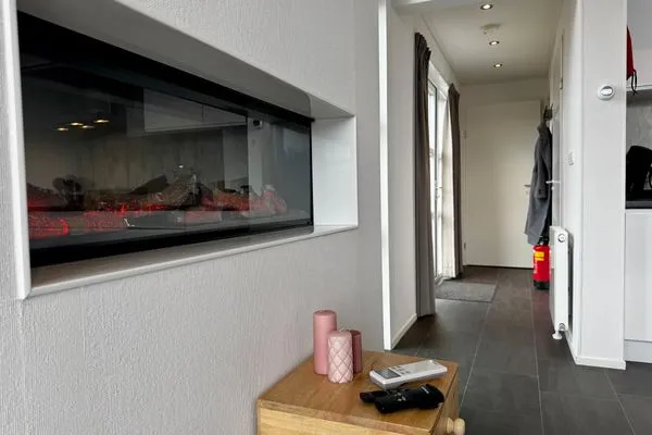  Marina Strandbad Chalet Wasserwelt mit Zaun Haus Nr. 32