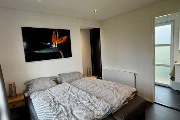  Marina Strandbad Chalet Wasserwelt mit Zaun Haus Nr. 32