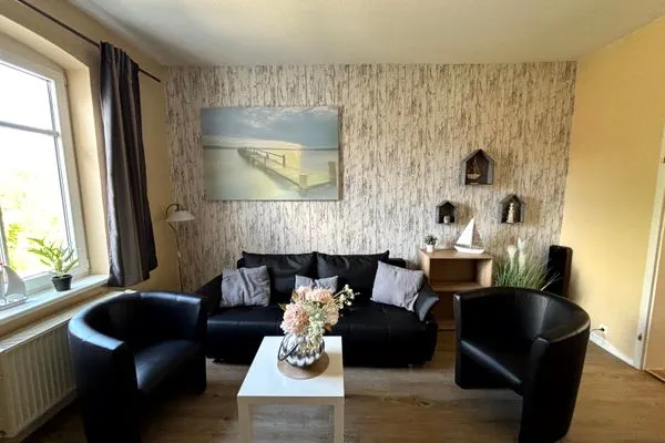 Wohnzimmer  Haus OstseeWelle -  Seestern