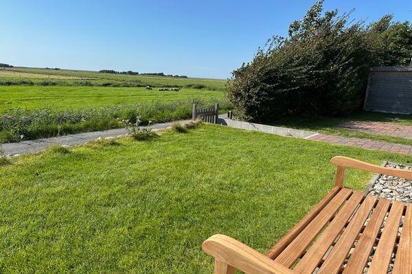  Reetdachhaus Deichperle Halbinsel Eiderstedter - Garten