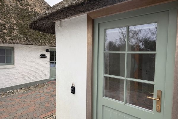  Reetdachhaus Deichperle Halbinsel Eiderstedter - Grundstück