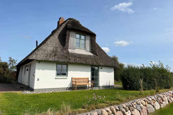  Reetdachhaus Deichperle Halbinsel Eiderstedter - Aussenansicht