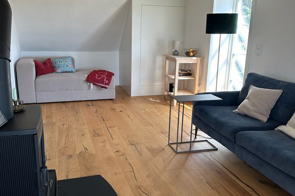  Reetdachhaus Deichperle Halbinsel Eiderstedter - Sofaecke