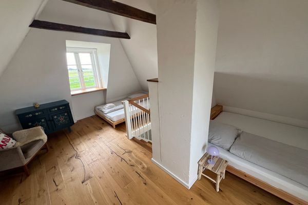  Reetdachhaus Deichperle Halbinsel Eiderstedter - Doppelbett