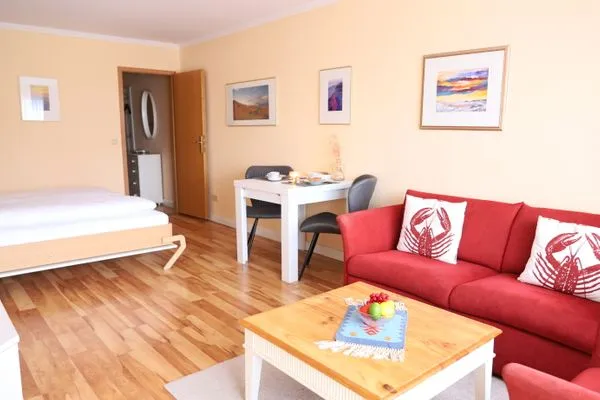 Wohnzimmer  Strandstr. 4, Whg. 27