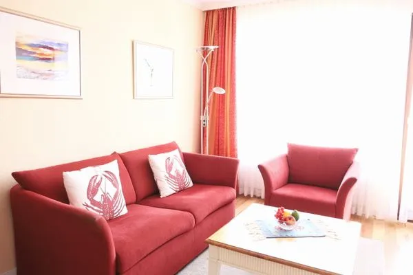 Wohnzimmer  Strandstr. 4, Whg. 27