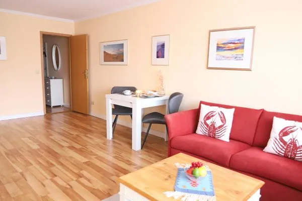 Wohnzimmer  Strandstr. 4, Whg. 27